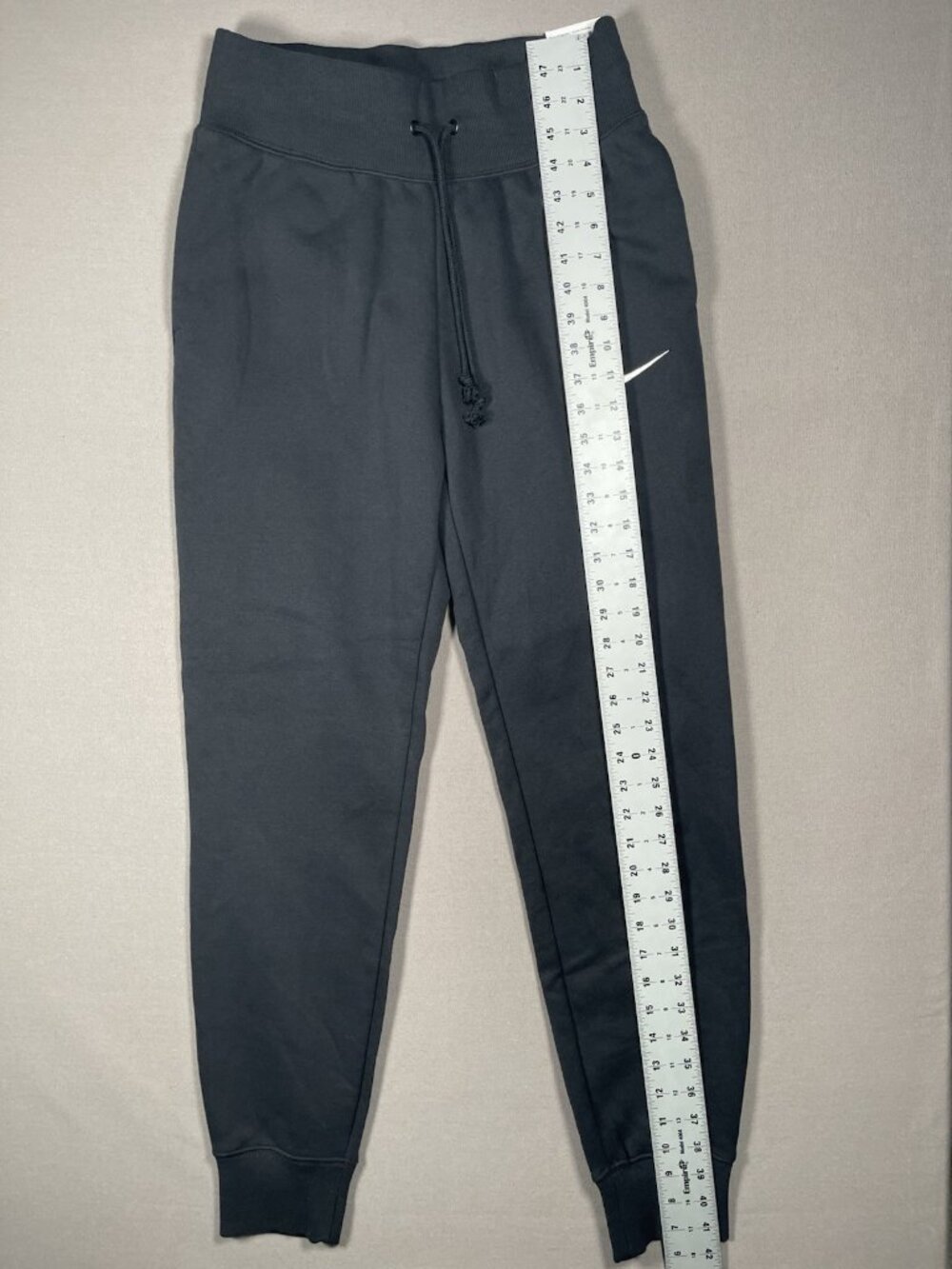 NWT Nike Phoenix High Rise Fleece Black Jogger Pants - Women Size Small X 30 - Picture 13 of 14